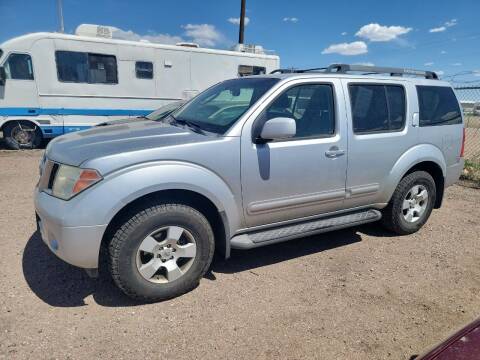 2006 Nissan Pathfinder for sale at PYRAMID MOTORS - Fountain Lot in Fountain CO