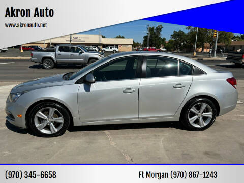 2015 Chevrolet Cruze for sale at Akron Auto - Fort Morgan in Fort Morgan CO