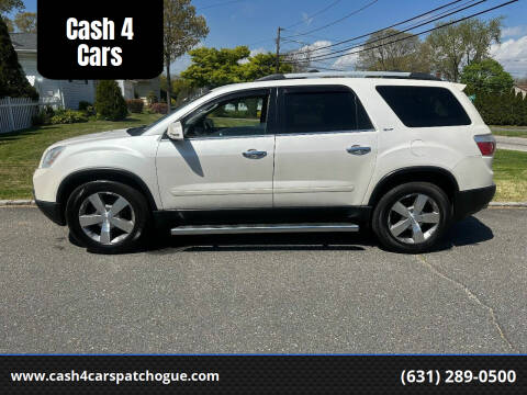 2012 GMC Acadia for sale at Cash 4 Cars in Patchogue NY