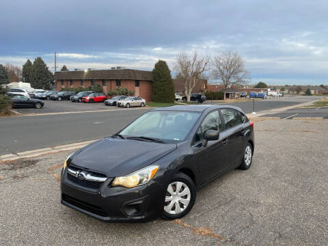 2013 Subaru Impreza for sale at Aspen Motors LLC in Denver CO