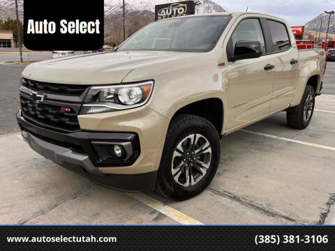 2022 Chevrolet Colorado for sale at Auto Select in Orem UT