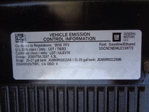 2018 Chevrolet Silverado 1500 Work Truck