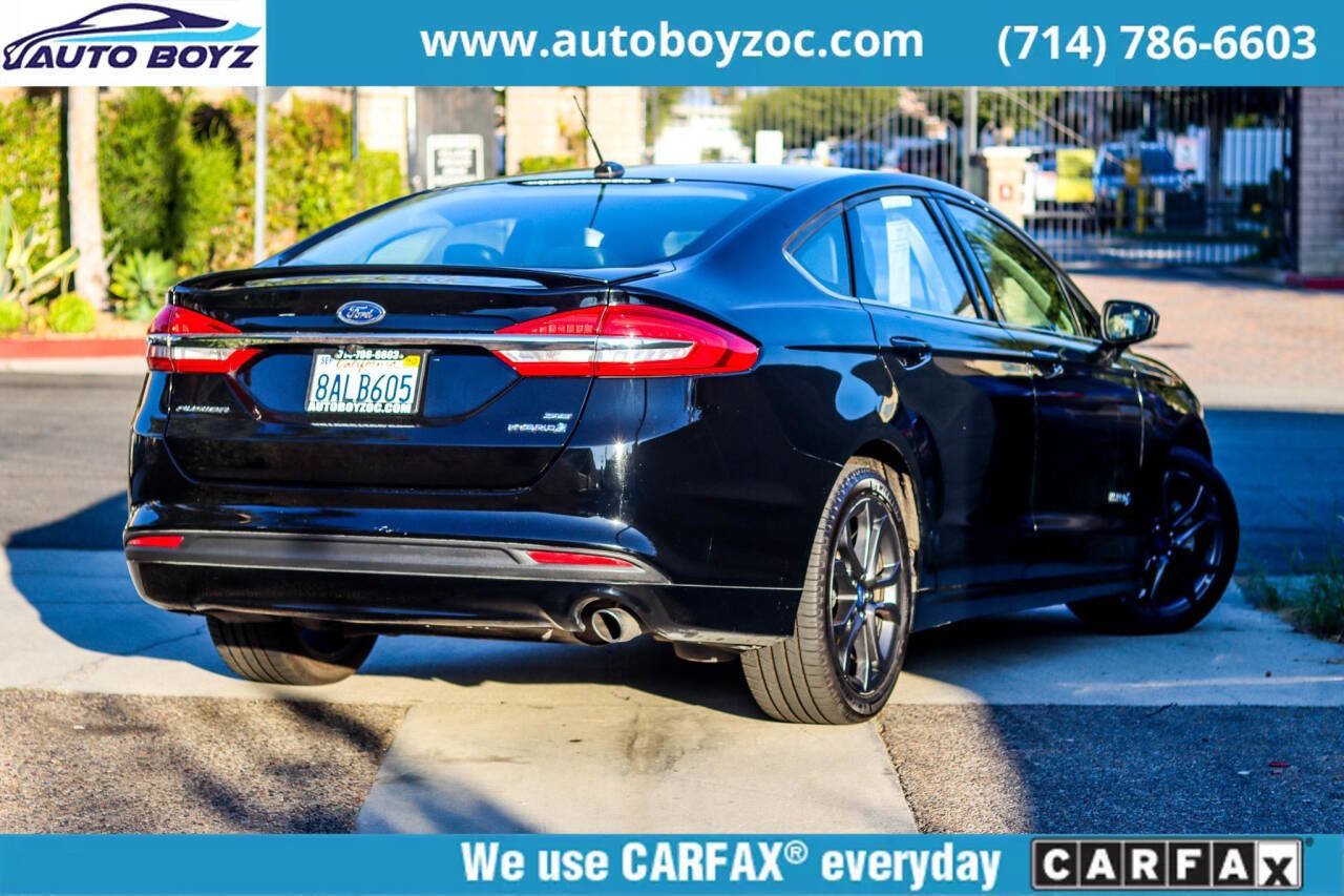 2018 Ford Fusion Hybrid for sale at Auto Boyz in Garden Grove, CA