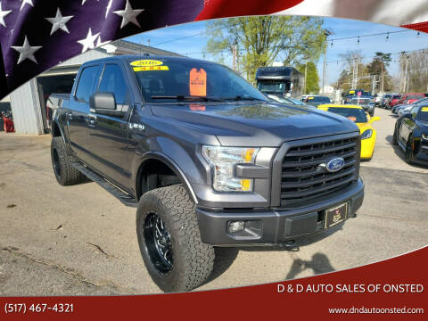 2016 Ford F-150 for sale at D & D Auto Sales Of Onsted in Onsted MI