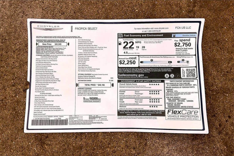 2026 Chrysler Pacifica Select