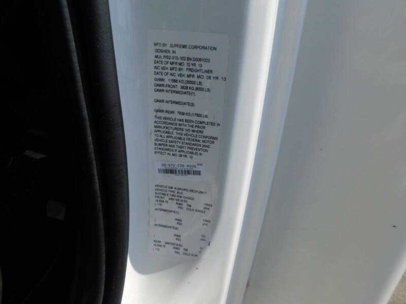 2014 Freightliner S2 Chassis