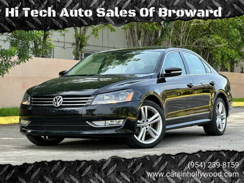 2015 Volkswagen Passat for sale at Hi Tech Auto Sales Of Broward in Hollywood FL