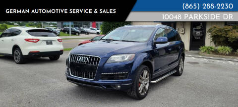 2013 Audi Q7 for sale at German Automotive Service & Sales in Knoxville TN