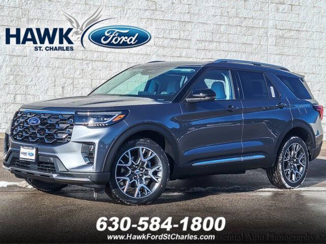 2025 Ford Explorer for sale at Hawk Ford of St. Charles in Saint Charles IL