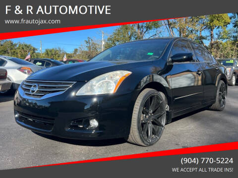 2012 Nissan Altima for sale at F & R AUTOMOTIVE in Jacksonville FL