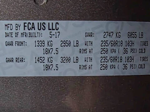 2017 Chrysler Pacifica Limited