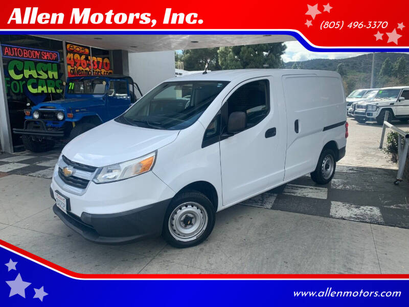 2015 Chevrolet City Express for sale at Allen Motors, Inc. in Thousand Oaks CA