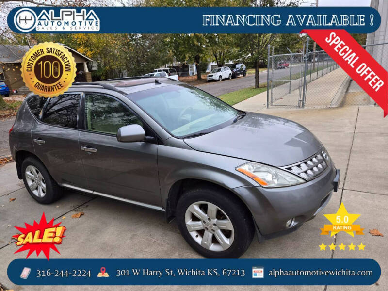 2006 Nissan Murano for sale at ALPHA AUTOMOTIVE LLC in Wichita KS