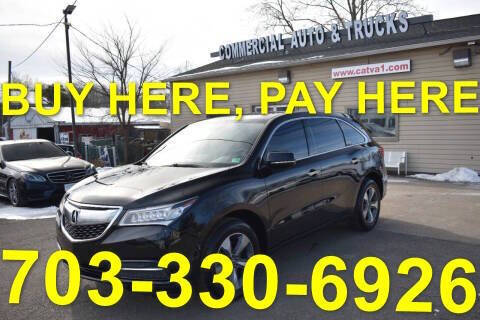 2016 Acura MDX for sale at Commercial Auto & Trucks in Manassas VA