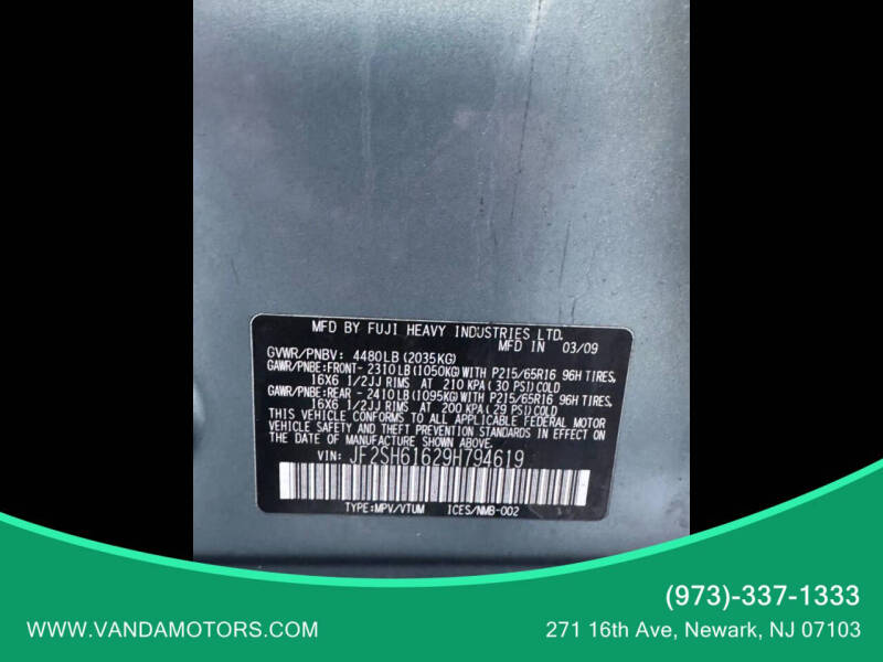 2009 Subaru Forester 2.5 X