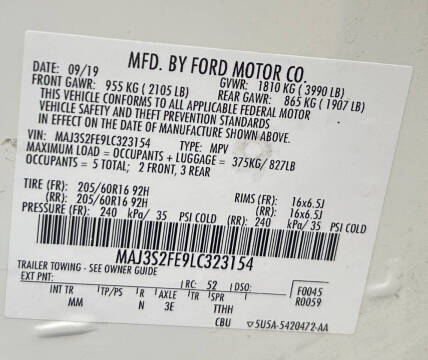 2020 Ford EcoSport S