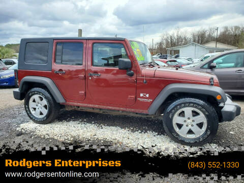 2008 Jeep Wrangler Unlimited for sale at Rodgers Enterprises in North Charleston SC