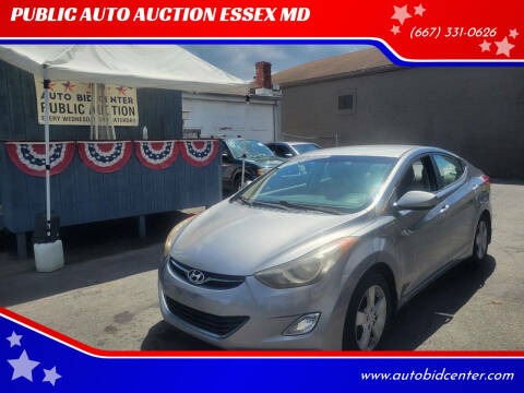 2013 Hyundai Elantra for sale at PUBLIC AUTO AUCTION ESSEX MD in Essex MD