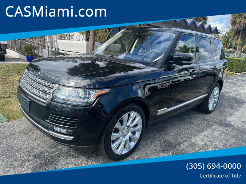 2016 Land Rover Range Rover Supercharged