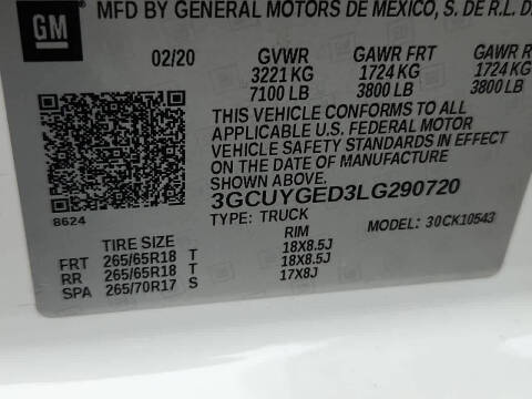 2020 Chevrolet Silverado 1500