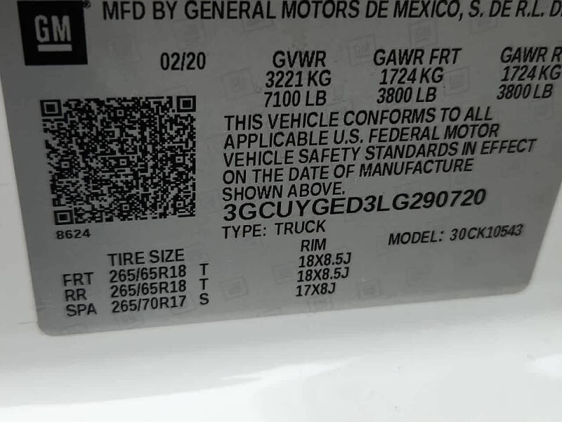 2020 Chevrolet Silverado 1500