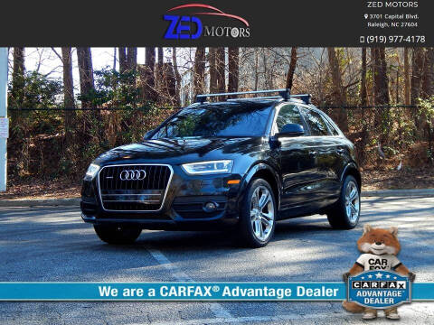 2015 Audi Q3 for sale at Zed Motors in Raleigh NC