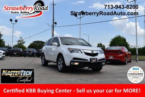 2012 Acura MDX for sale at Strawberry Road Auto Sales in Pasadena TX