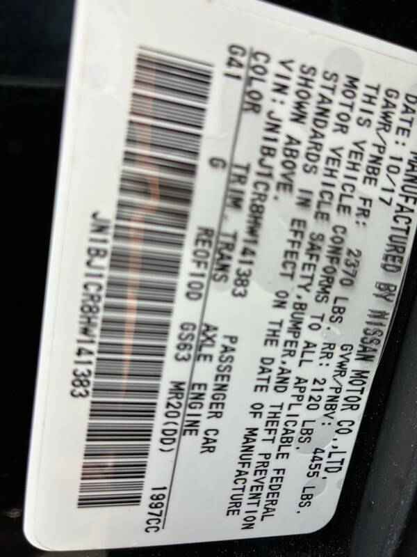 2017 Nissan Rogue Sport SV