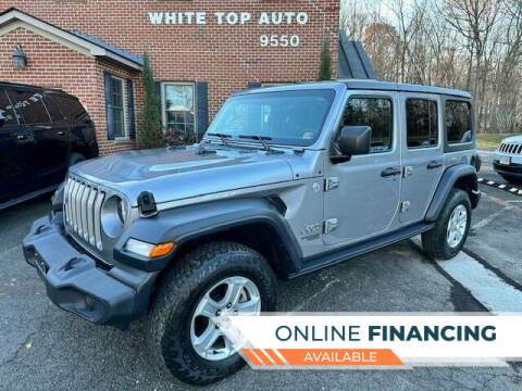 2021 Jeep Wrangler Unlimited for sale at White Top Auto in Warrenton VA