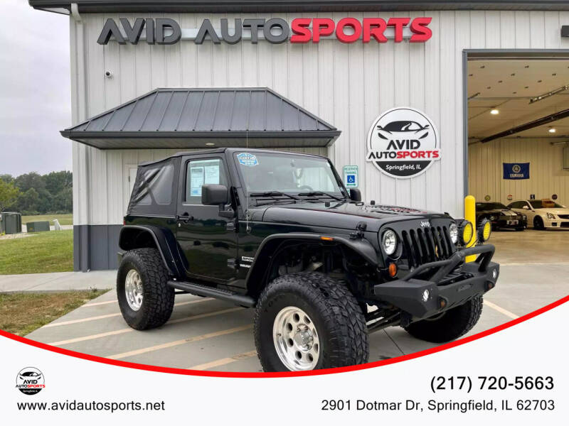 2012 Jeep Wrangler for sale at AVID AUTOSPORTS in Springfield IL