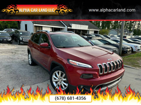 2015 Jeep Cherokee for sale at Alpha Car Land LLC in Snellville GA