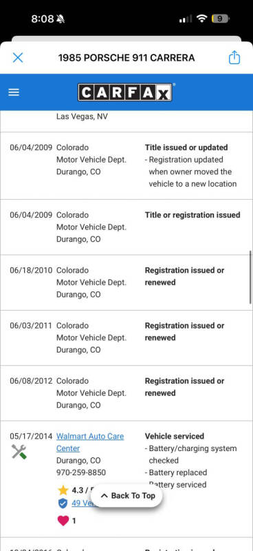 1985 Porsche 911 Carrera
