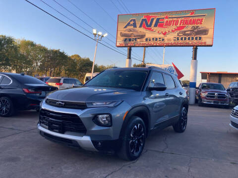 2022 Chevrolet TrailBlazer for sale at ANF AUTO FINANCE in Houston TX