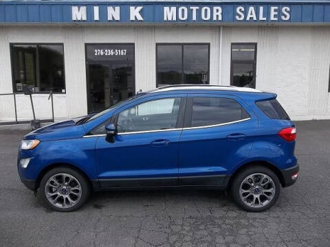 2018 Ford EcoSport for sale at MINK MOTOR SALES INC in Galax VA