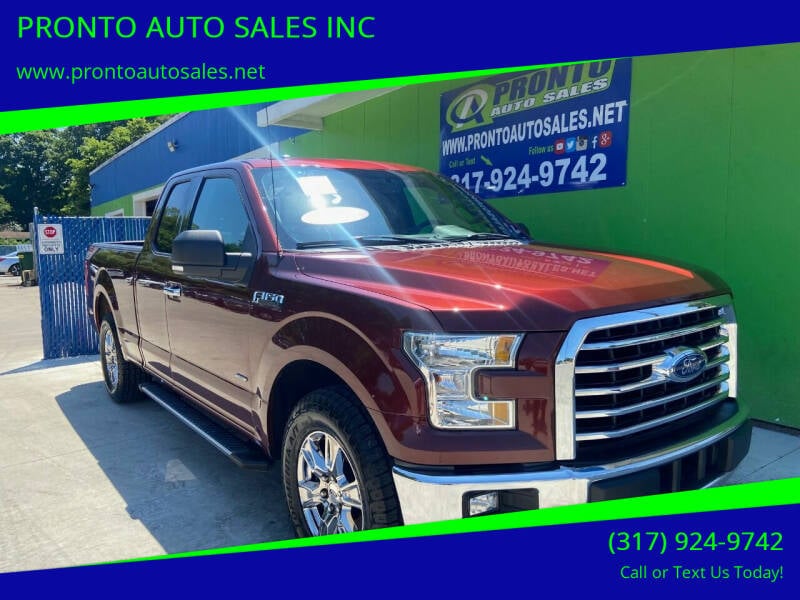 2015 Ford F-150 for sale at PRONTO AUTO SALES INC in Indianapolis IN