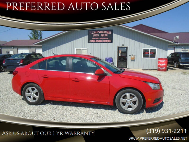 2014 Chevrolet Cruze for sale at PREFERRED AUTO SALES in Lockridge IA