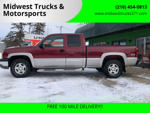 2004 Chevrolet Silverado 1500 for sale at Midwest Trucks & Motorsports in Merrifield MN