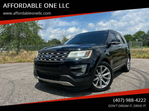 2016 Ford Explorer for sale at AFFORDABLE ONE LLC in Orlando FL