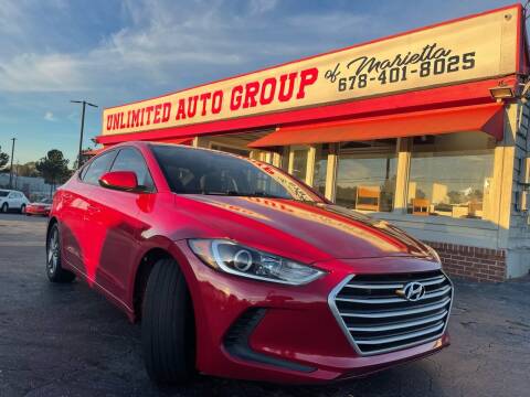 2017 Hyundai Elantra for sale at Unlimited Auto Group of Marietta in Marietta GA