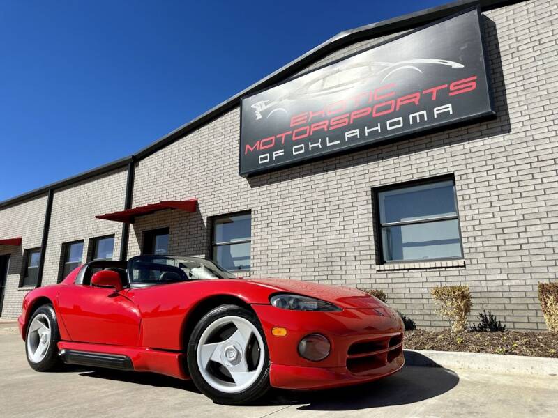 1995 Dodge Viper for sale at Exotic Motorsports of Oklahoma in Edmond OK