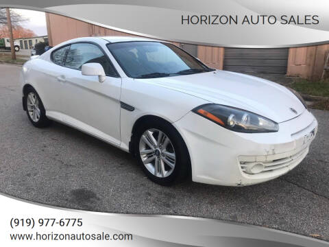 2007 Hyundai Tiburon for sale at Horizon Auto Sales in Raleigh NC