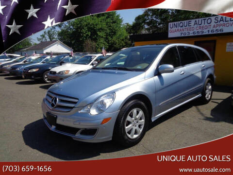 2007 Mercedes-Benz R-Class for sale at Unique Auto Sales in Marshall VA