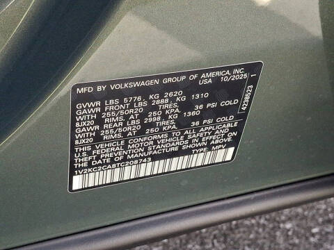 2026 Volkswagen Atlas Cross Sport SE 4Motion