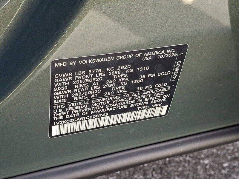 2026 Volkswagen Atlas Cross Sport SE 4Motion