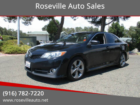 2012 Toyota Camry for sale at Roseville Auto Sales in Roseville CA