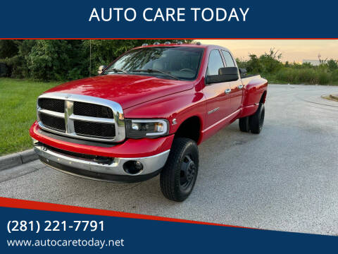  Dodge Ram 3500 for sale at AUTO CARE TODAY in Spring TX