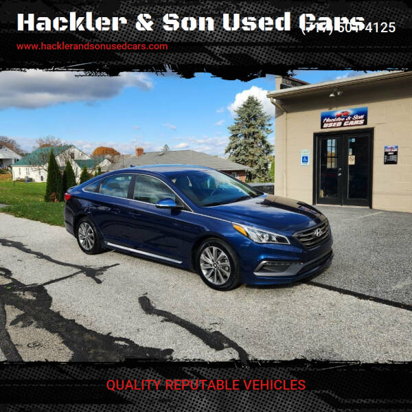 2016 Hyundai Sonata for sale at Hackler & Son Used Cars in Red Lion PA