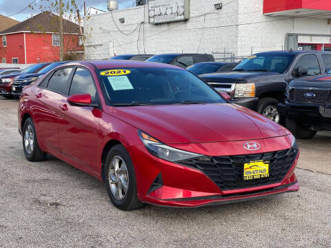 2021 Hyundai Elantra for sale at Marquez Auto Sales in South Houston TX