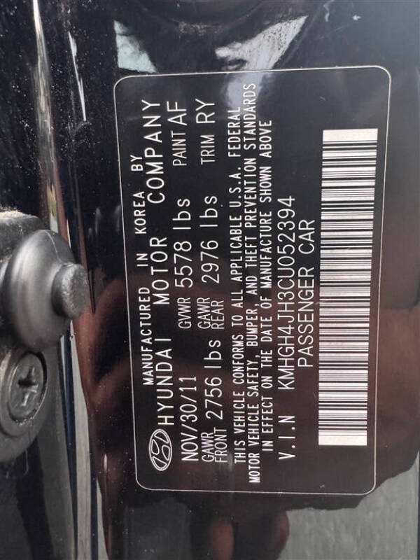 2012 Hyundai Equus