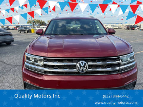 2018 Volkswagen Atlas V6 S 4Motion